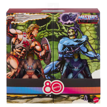 Masters Of The Universe Origins Retro Punching He-Man And Skeletor, 80Th Anniversary Mattel - Image 2 of 6