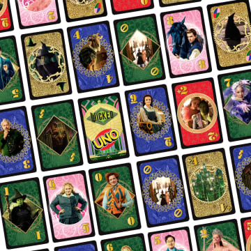 UNO Wicked Card Game For Kid, Adult & Family Nights Inspired By The Movie - Imagem 5 de 6
