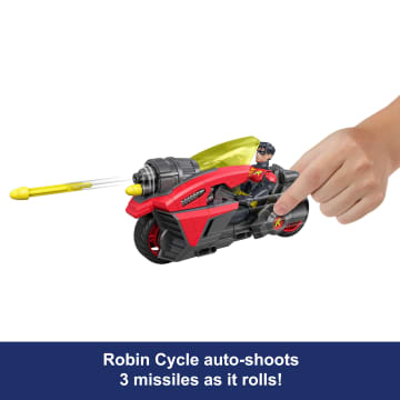 週刊Robi DC Premiere Robin & Motorcycle Vehicle | Mattel