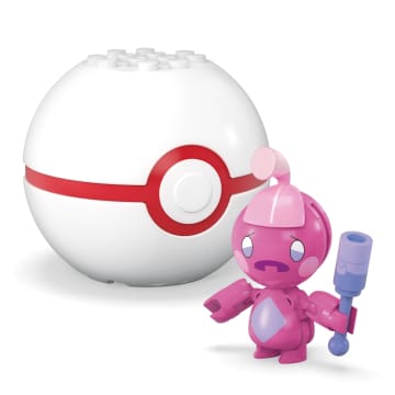 MEGA Pokémon Jogo de Construção Pokébola Colecionável Tinkatink - Imagem 6 de 6
