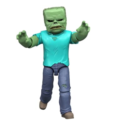 Minecraft Zombie Action Figure & Accessories, Toy Set Inspired By A Minecraft Movie