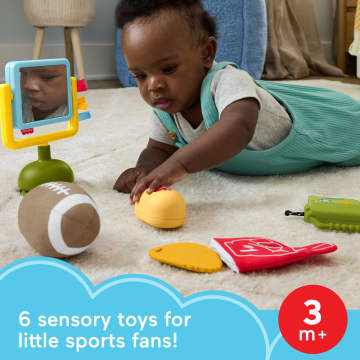 Fisher-Price Mini Me Moments Tiny Tailgater Set, 6-Piece Baby Sensory Activity Toys - Imagen 2 de 6