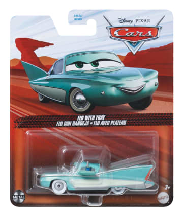 Carros da Disney e Pixar Diecast Veículo de Brinquedo Flo com Bandeja - Imagen 4 de 4