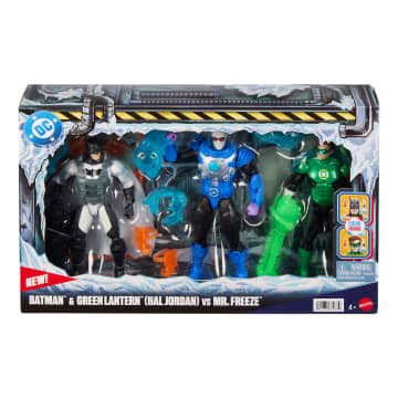 DC Batman & Green Lantern (Hal Jordan) vs Mr. Freeze 2-Pack | Mattel