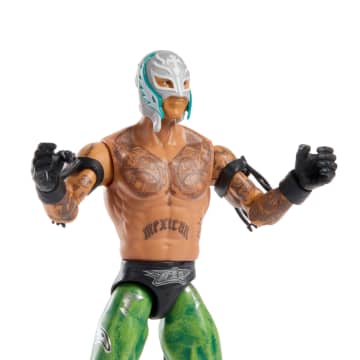 WWE Rey Mysterio Action Figure, Main Event Series #157, 6-Inch Collectible With Articulation - Image 3 of 4