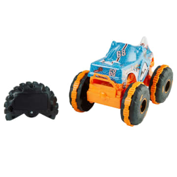 Hot Wheels Monster Trucks Vehículo a Control Remoto Auto Sorpresa RC Escala 1:24 - Imagen 3 de 3