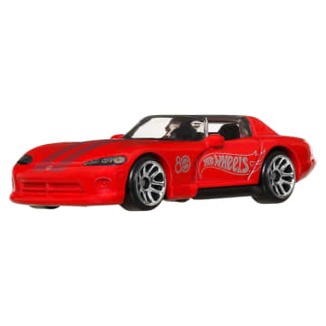 Hot Wheels Silver Series Mattel 80Th Anniversary 8-Pack, Set Of 8 1:64 Scale Toy Cars & Trucks - Image 3 of 7