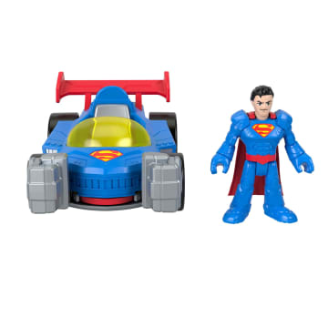 Fisher-Price Imaginext DC Super Friends Metal Force Supermobile Toy Car & Superman Action Figure Set - Image 3 of 6