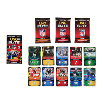UNO Elite NFL Juego de Cartas Booster Set - Image 3 of 6