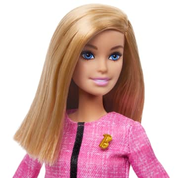 Barbie Future Leader Doll, Blonde, Wearing Outfit With 2 Golden Bracelets & Pin - Image 3 of 6