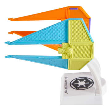 Hot Wheels Collector Veículo de Brinquedo Star Wars TIE Interceptor - Imagen 4 de 6