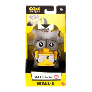 Disney And Pixar Click Figs Wall-E, Small Waste Collector Robot Figure Movie Toy, Pop Up Action Move - Imagen 3 de 6