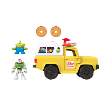 Imaginext Toy Story Pizza Planet Truck with Buzz Lightyear Alien