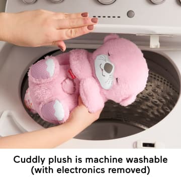 Fisher-Price Soothe 'n Snuggle Otter, Pink Plush Baby Toy, Sound Machine With Breathing Motion - Image 5 of 6