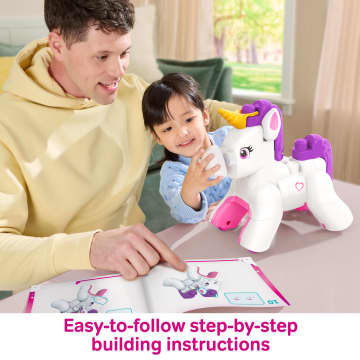 MEGA BLOKS Build & Enchant Unicorn Block Toy (26 Pieces) For Kids - Image 4 of 6