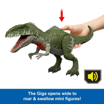 Jurassic World 2-Pack Of Dinosaur Figures Giganotosaurus & Therizinosaurus, Attack Actions - Image 4 of 6