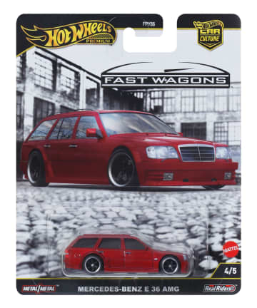 Hot Wheels Premium Car Culture Fast Wagons 1:64 Scale Die-Cast Mercedes-Benz Amg E 36 Estate Vehicle