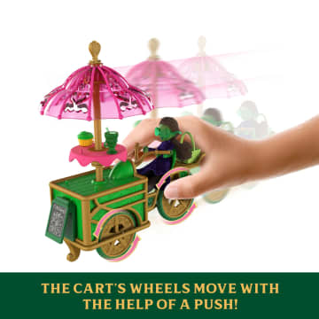 Universal Pictures’ Wicked Emerald City Dessert Cart Toy With Cart, Small Doll & 7 Accessories - Imagem 3 de 6