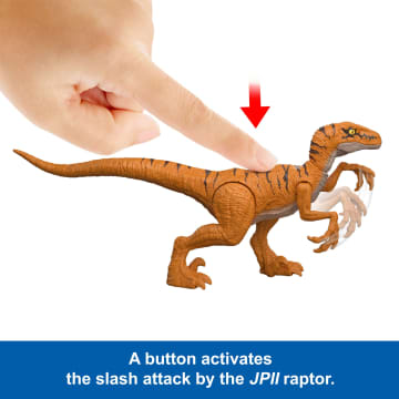 Jurassic World Jurassic Park I II And IIi Velociraptor Trilogy Set, 3 Action Figures With Attack