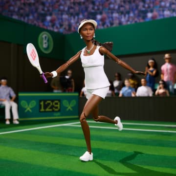 Barbie Inspiring Women Series, Venus Williams Fashion Doll With Signature Tennis Uniform - Imagem 2 de 6