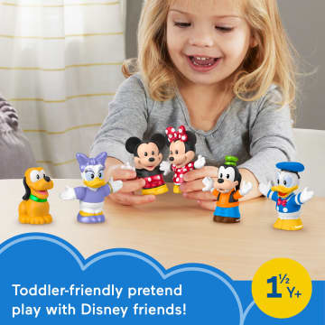 Fisher-Price Little People Disney Mickey & Friends 6-Piece Figure Set For Toddlers & Kids - Image 3 of 6