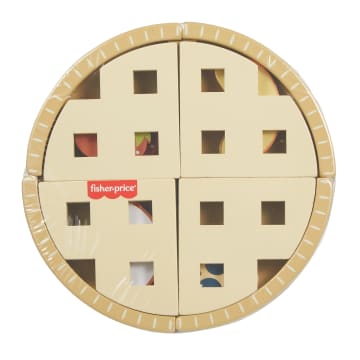 Fisher-Price Tiny Garden Wooden Fruit Pie, Pretend Food Puzzle Set For Kids, 16 Wood Pieces