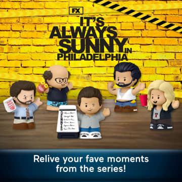 Little People Collector It's Always Sunny in Philadelphia Set For Adults & Fans, 5 Figures - Imagen 2 de 6