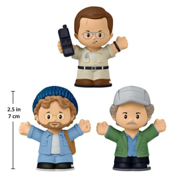 Little People Collector Jaws Movie Special Edition Set For Adults & Fans, 3 Figures