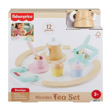 Fisher-Price Juguete para Bebés Juego de Té de Madera