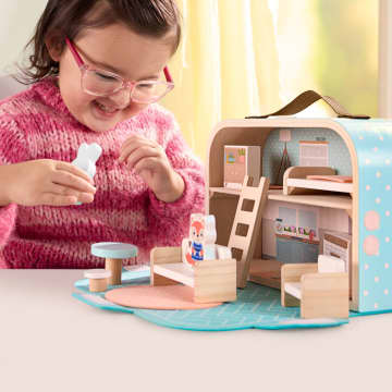 Fisher-Price® Maison de Poupée à Transporter en Bois