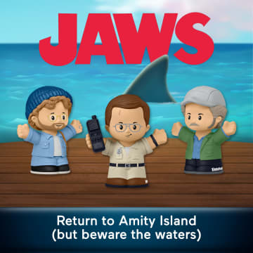 Little People Collector Jaws Movie Special Edition Set For Adults & Fans, 3 Figures - Image 2 of 6