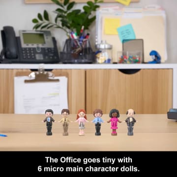 Polly Pocket X The Office Compact Playset 6 Character Dolls And 9 Accessories, Collectible Partnership Toy - Image 3 of 6