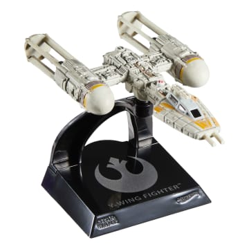 Hot Wheels Collector Veículo de Brinquedo Star Wars Y-Wing - Imagen 3 de 6