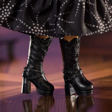 Barbie Inspiring Women Doll, Anna Sui Collectible in Black Dress With Sunglasses & Perfume Accessories - Image 5 of 6