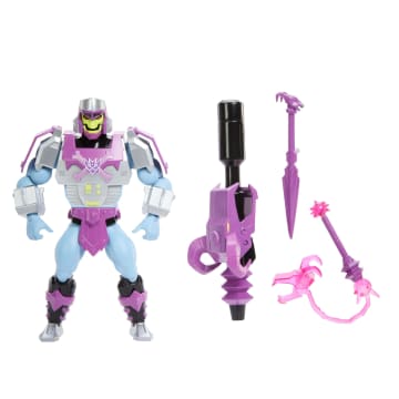 Masters Of Universe Origins & Transformers MEGAtron Armor Skeletor Action Figure, MOTU 5.5 Inch Toy