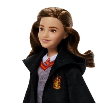 Hermione Granger Fashion Doll in Movie-inspired Hogwarts Uniform With Wand Accessory