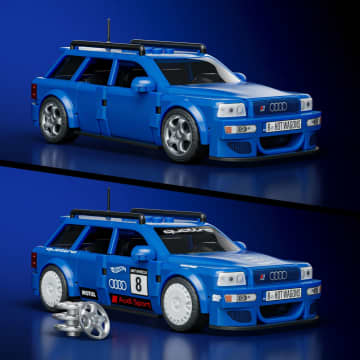 Mattel Brick Shop Hot Wheels Juguete de Construcción Speed '94 Audi Avant RS2