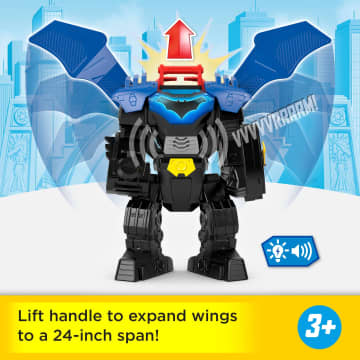 Fisher-Price Imaginext DC Super Friends Batman Flight Mech Toy With Lights, Sounds & Action Figure - Imagem 3 de 6