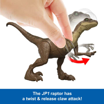 Jurassic World Jurassic Park I II And IIi Velociraptor Trilogy Set, 3 Action Figures With Attack