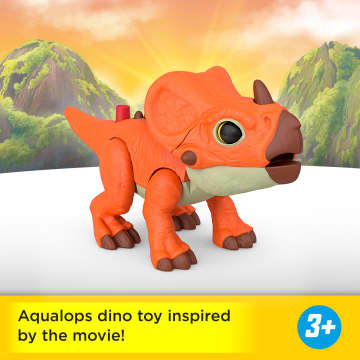 Fisher-Price Imaginext Jurassic World Rebirth Aquilops Dinosaur Action Figure With Motion - Imagen 2 de 6