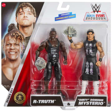 WWE Main Event Showdown R-Truth & Dominik Mysterio Action Figures Set, Series #21 6-Inch