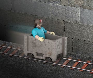 Minecraft Explosive Minecart Escape Action Figure & Accessories Toy Set Inspired By A Minecraft Movie