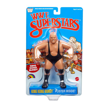 WWE LJN Superstars King Kong Bundy Action Figure | Mattel