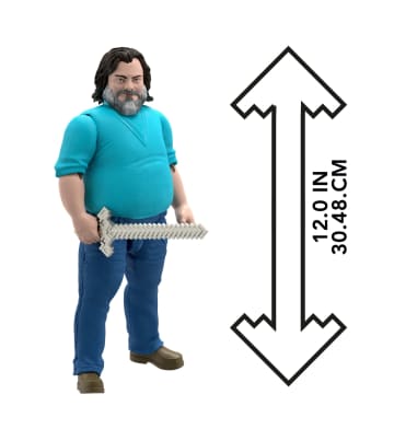 Minecraft o Filme Figura de Ação Steve de 12 polegadas - Image 4 of 6