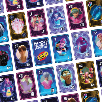 アイドル UNO UNO KPop Demon Hunters Card Game In a Decorative Tin