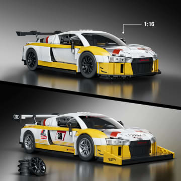Mattel Brick Shop Hot Wheels Juguete de Construcción Elite ’15 Audi R8 LMS - Imagen 3 de 5