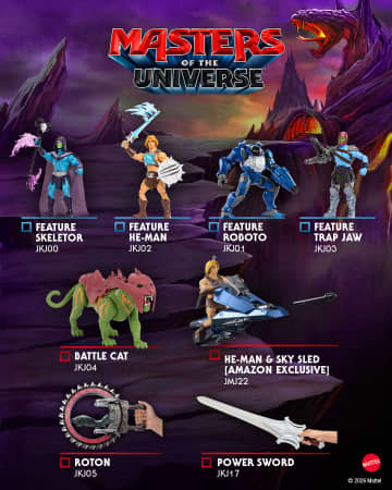Masters of the Universe He-Man Power Sword Toy | Mattel