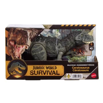 JURASSIC WORLD WILD ROAR Ceratosaurus | Mattel