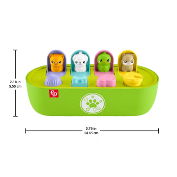 Fisher-Price Fp Pets Fine Motor Pop-Up Baby Activity Toy For Developmental Play