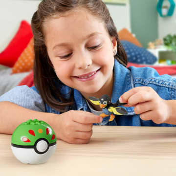 MEGA Pokémon Juguete de Construcción Pokébola Coleccionable Wattrel - Image 2 of 6